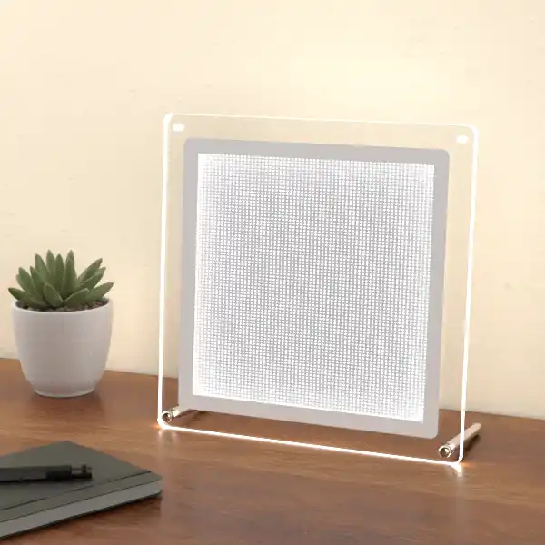 Crystal LED Light Box Display - Desktop